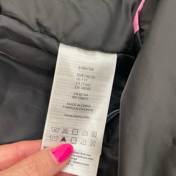 Reima 2pc Deluxe SET waterproof snowboard snow ski coat pants girl 12-14 - Picture 4 of 16